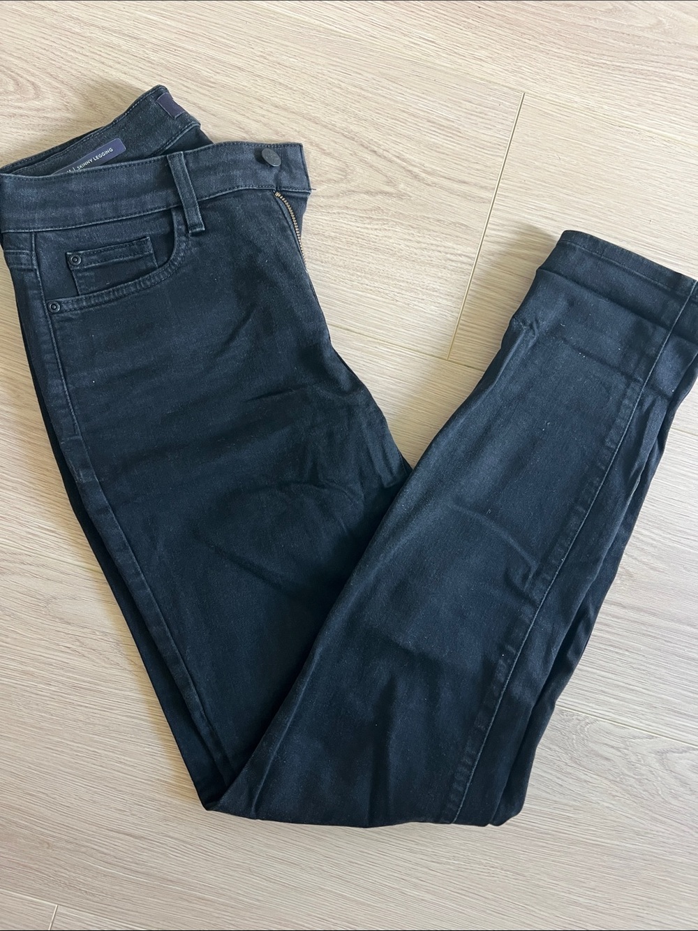 NYDJ Ami Black Skinny Jeans